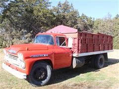 1959 Chevrolet Viking 2 Ton S/A Grain Truck W/Bed And Hoist 
