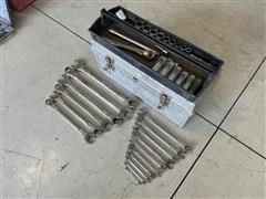 SAE Wrenches And Socket Set 