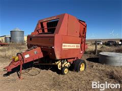 1995 New Holland 660 Fast Net Round Baler 