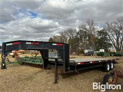 24' Gooseneck T/A Flatbed Trailer 