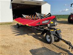 2016 Geringhoff 830RDB Rota Disc Elite XL 8R30” Corn Head W/down Corn Reel & Maurer Cart 