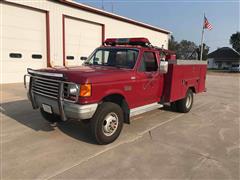 1989 Ford F350 4x4 Service Truck 