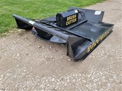 2020 Mower King SSRC72 Rotary Brush Cutter Skid Steer Attachment 