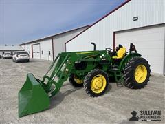 2018 John Deere 5065E MFWD Tractor W/Loader 