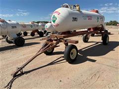 1,000-Gallon NH3 Tank On Running Gear 