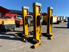 1988 SEFAC 1200M50 4-Column Mobile Vehicle Lift System 