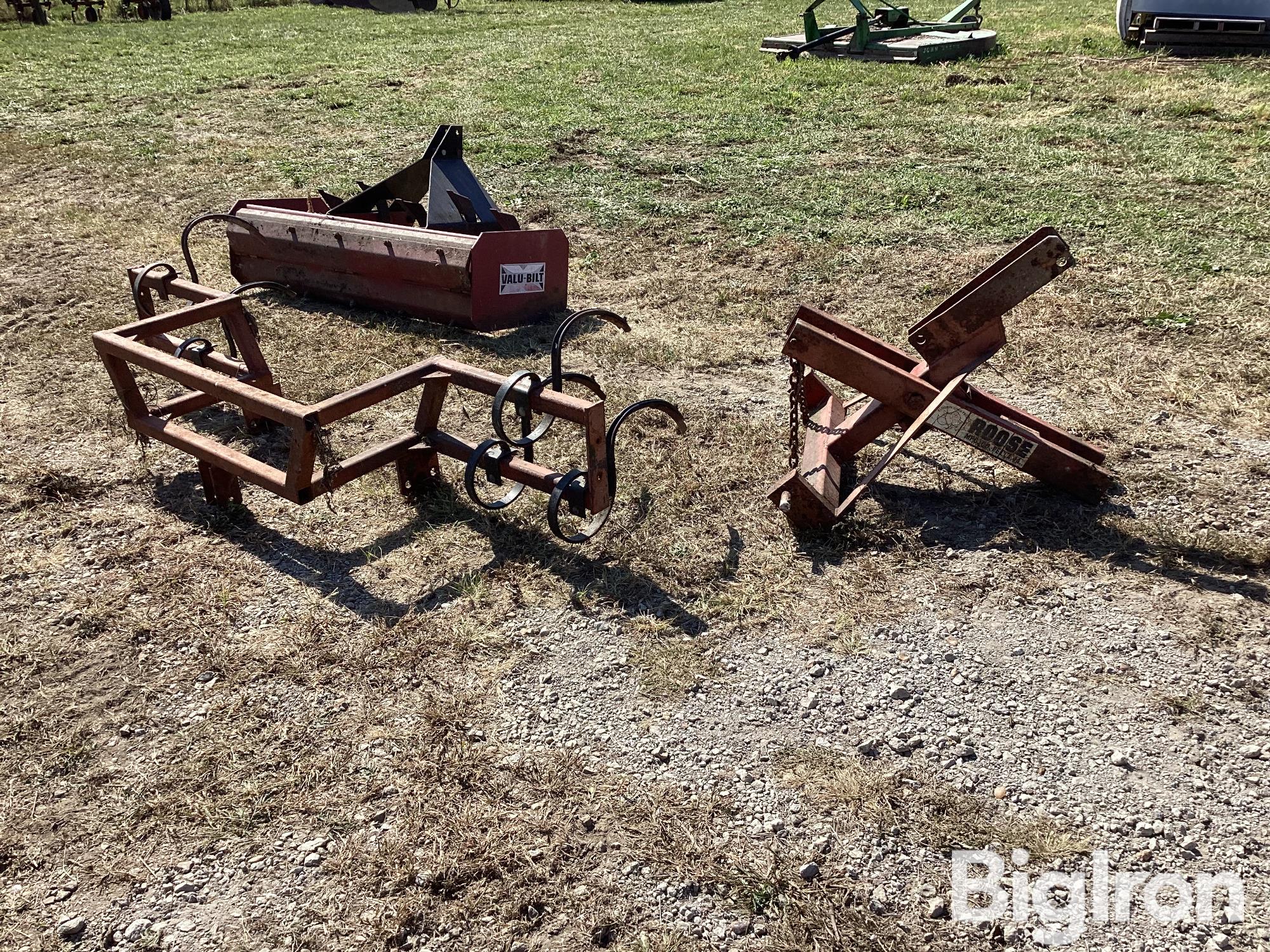 Valu-Bilt 5' Box Blade & Other Attachments 