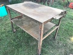 Steel Welding Table W/Vise 