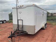 2006 Haulmark TS7X16DT2 T/A Enclosed Doghouse Trailer 