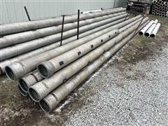 8” Aluminum Double Gated Irrigation Pipe 