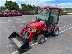 Mahindra EMax 25 MFWD Compact Utility Tractor W/Loader 