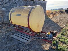 Snyder 500 Gallon Nurse Tank On Skid 