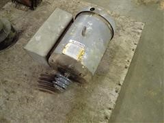 Baldor 230V Motor W/2 Pulleys 