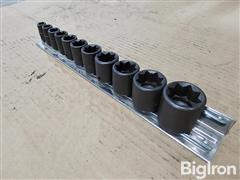 Cornwell 1/2" Drive 8 Pt Standard Socket Set 
