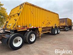 1979 Maqi T/A 8x28 Belly Dump Trailer & Belly Dump Pup Trailer 