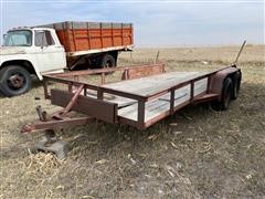 1994 L&M 16'x77" T/A Flatbed Trailer 