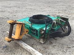 ICE 216E Vibratory Pile Driver/Extractor For Excavator 