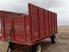 4 Wheel Farm Dump Wagon W/Hoist 