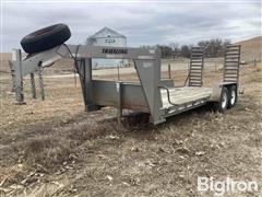 2010 Travalong Gooseneck T/A Flatbed Trailer 