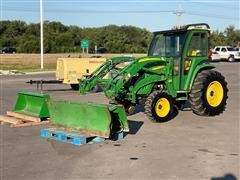 2010 John Deere 4120 MFWD Compact Tractor Package 