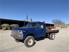 1976 Ford F250 4x4 Flatbed Pickup 