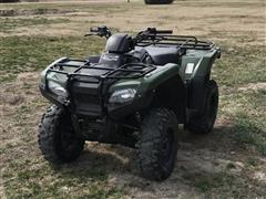 2018 Honda Rancher TRX420 4x4 ATV 