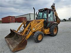 1993 Case 580 Super K 4x4 Loader Backhoe W/Extendahoe 