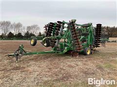 2009 John Deere 637 45’ Disk W/3 Bar Harrow 