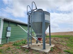 Galvanized Bulk Feed Bin 