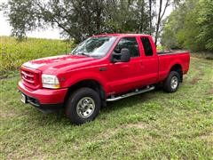 2003 Ford F250 Super Duty 4x4 Extended Cab Pickup 