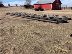 9’X32’ Pipe 50 Tire Field Drag 