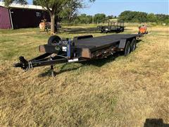 2021 Kaufman 22’ T/A Tilt Flatbed Trailer 