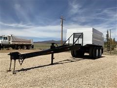 1991 Vick T/A End Dump Pup Trailer 