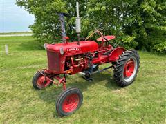 1967 Farmall Cub 2WD Tractor W/Sickle Bar Mower 