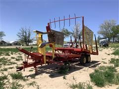1977 New Holland 1033 Pull Type Small Bale Stacker 