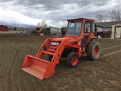 2000 Kubota L4310 Compact Utility Tractor W/Loader And Dozer 