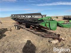 John Deere 930 Platform Header W/Trailer 