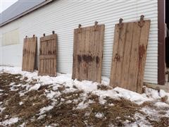 Barn Doors W/Rollers 