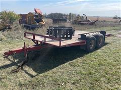 Custom T/A Flatbed Trailer 