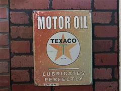 Texaco Motor Oil Sign 