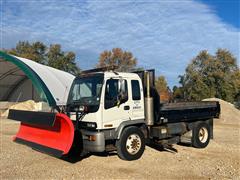 1998 Chevrolet T7500 Cabover S/A Flatbed Dump Truck W/Snow Plow 