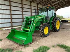 2018 John Deere 6135E MFWD Tractor W/ Loader 