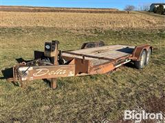 2014 Delta 20' Tiltbed T/A Flatbed Trailer 