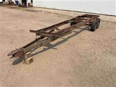 21’ T/A Flatbed Trailer Frame/Chassis 