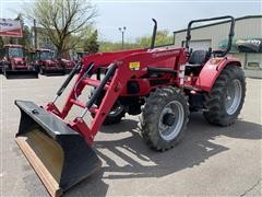 Mahindra Mpower 75 4WD Compact Utility Tractor W/Loader 