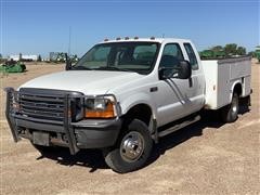 2000 Ford F350XL 4x4 Extended Cab Service Truck 