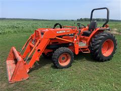 Kubota L4310 MFWD Compact Utility Tractor W/LA682 Loader 