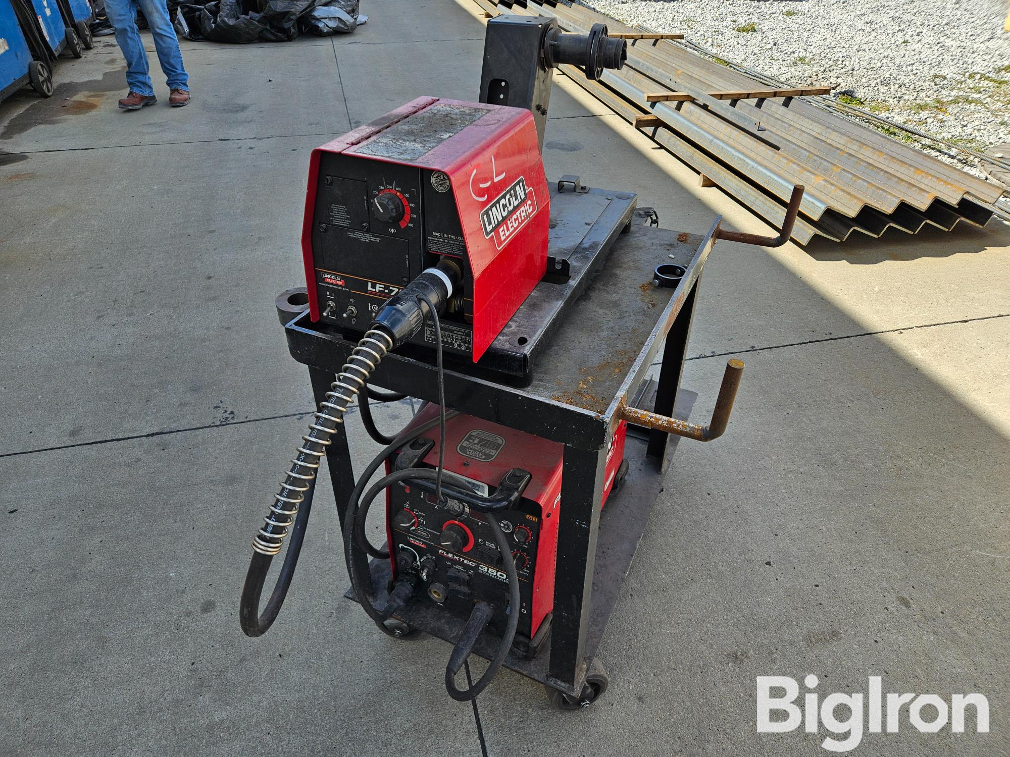 Lincoln Flextec 350X Mig Welder W/LF-72 Wire Feeder 