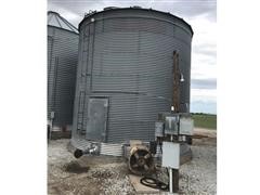 Columbian 625-AAA Grain Bin W/Drying Fan 