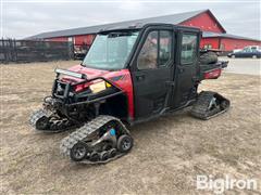 2014 Polaris Ranger 900 Crew Cab SxS 4WD UTV w/ Tracks 